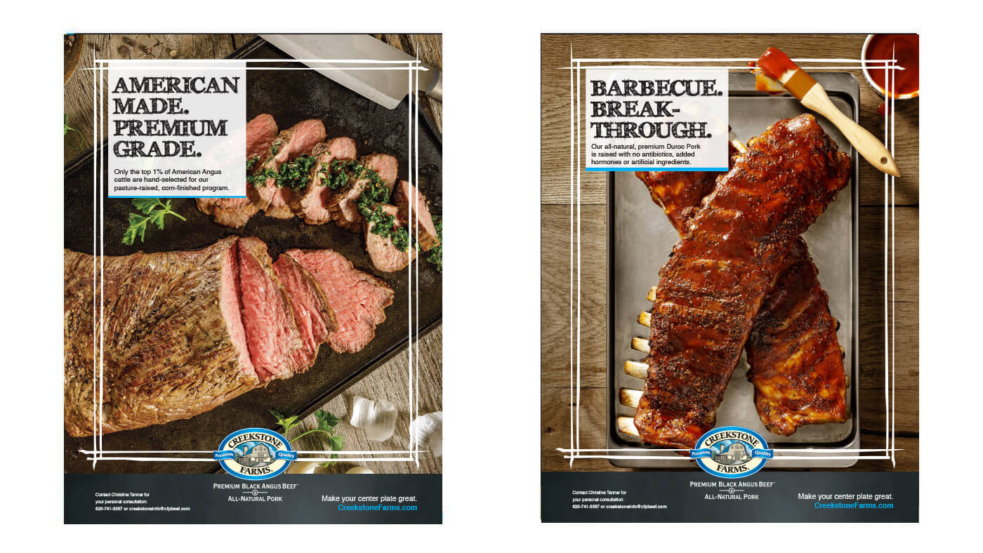 Creekstone Farms Print Campaign 1