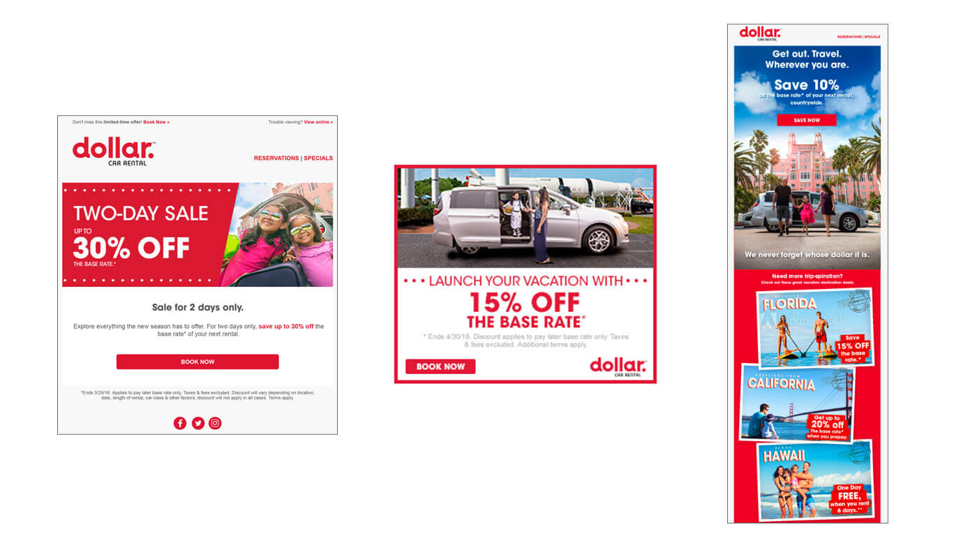 Dollar Rent A Car Out of Home Campaign