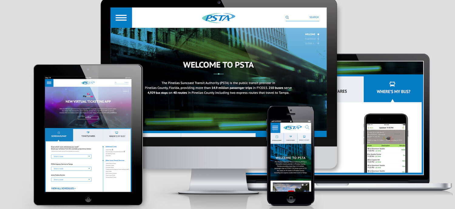 PSTA Site Redesign and Online Media 