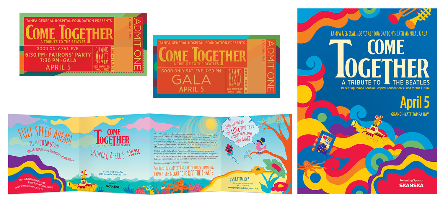 TGH Gala Branding and Collateral