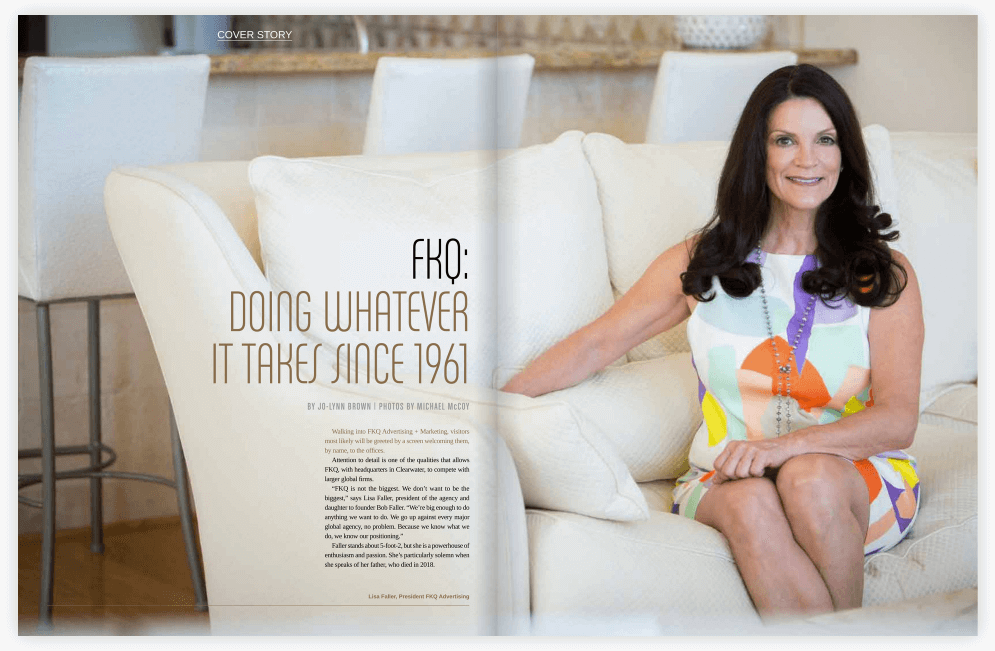 Tampa Bay Business and Wealth July First Spread