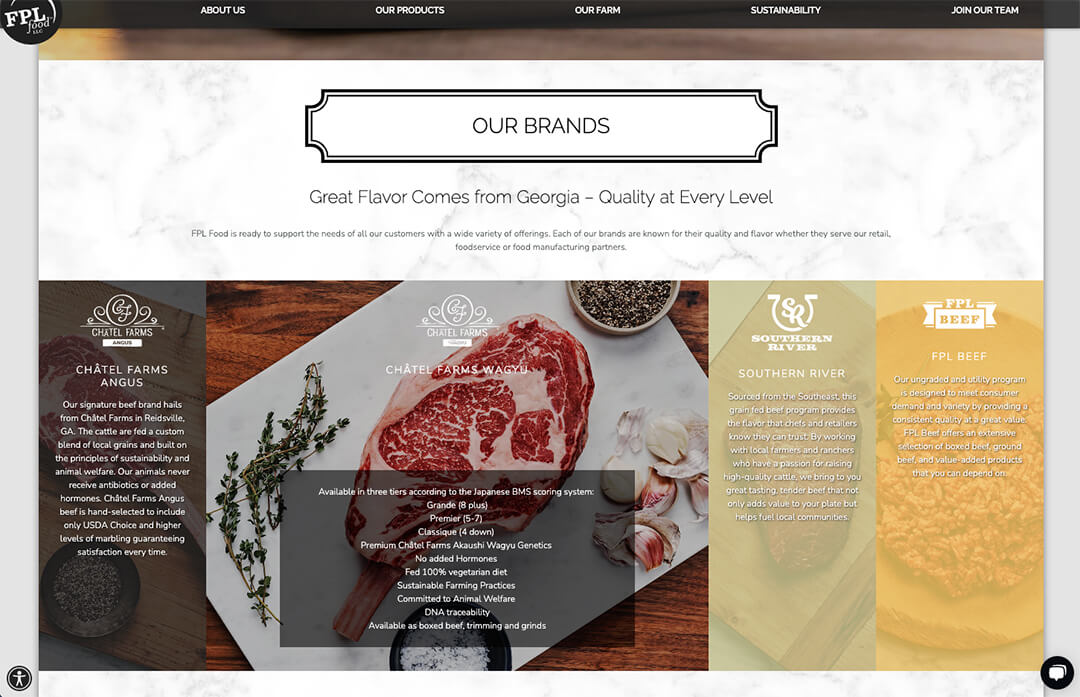 FPL Food – Wordpress Website Redesign